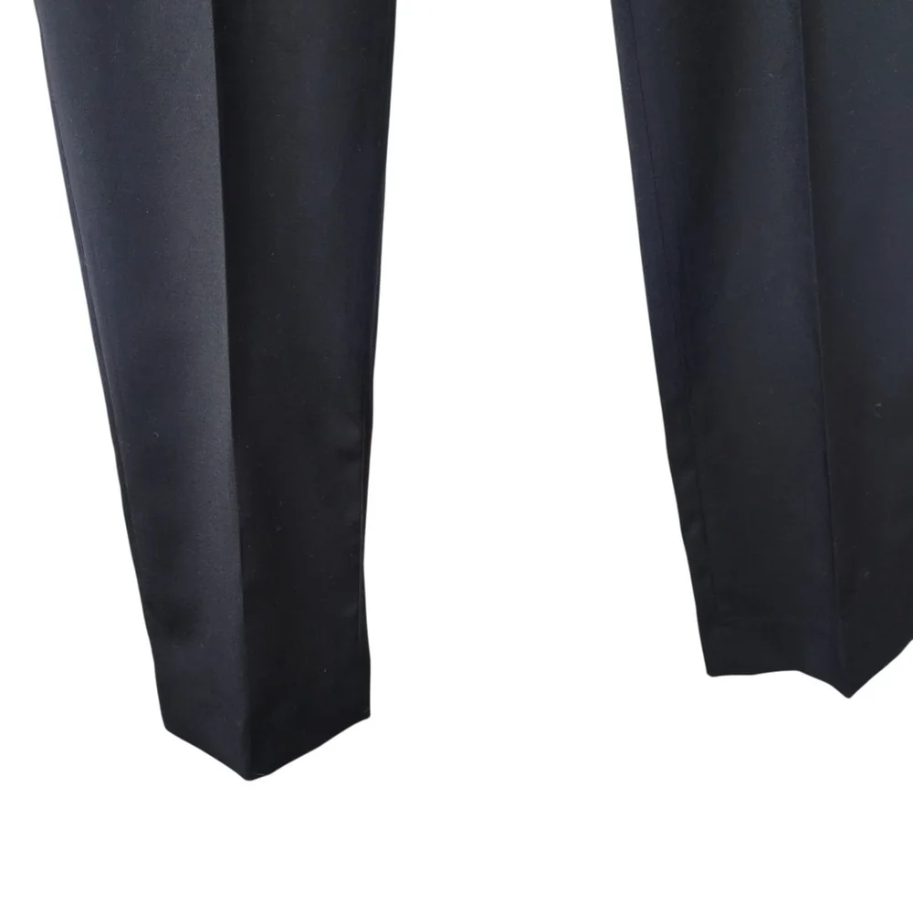Calvin Klein Men's Slim-Fit Black Flat Front Dress Pants Size 34/32 Excellent...